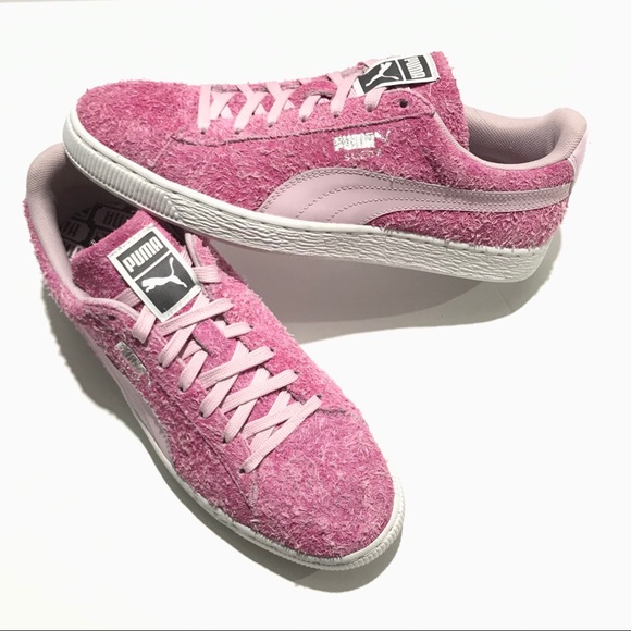 NIB Puma Suede Elemental Hairy Wool Sneakers - Picture 2 of 16